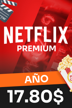 Netflix Premium 12 meses (Garantía 1 año)